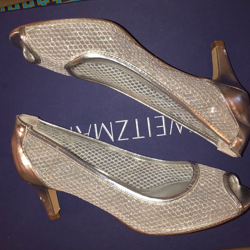 Adrianna Papell Silver Heels
